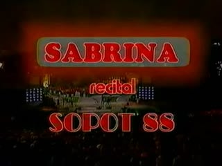 Sabrina in «sopot festival» (1988)
