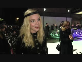 Glass u k premiere soundbites anya tpornr joy