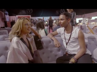 Victorias secret olivier rousteing meets candice swanepoel