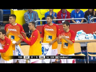 Spain v serbia group b game highlights eurobasket 2015