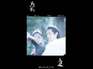 Luoyunxi 罗云熙 as shangguan tou in andthewinnerislove 月上重火 behind the scenes thread