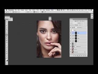 Сила photoshop ретушь портрета от начала до конца