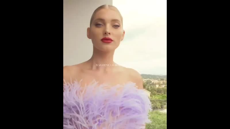 Elsa hosk x alberta ferretti