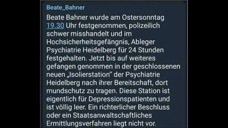 Rechtsanwältin beate bahner schildert ihre zwangseinweisung