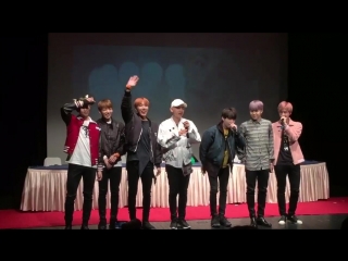 [fancam] 161017 bts уходят с фансайна под "21st century girls" @ sinchon fansign