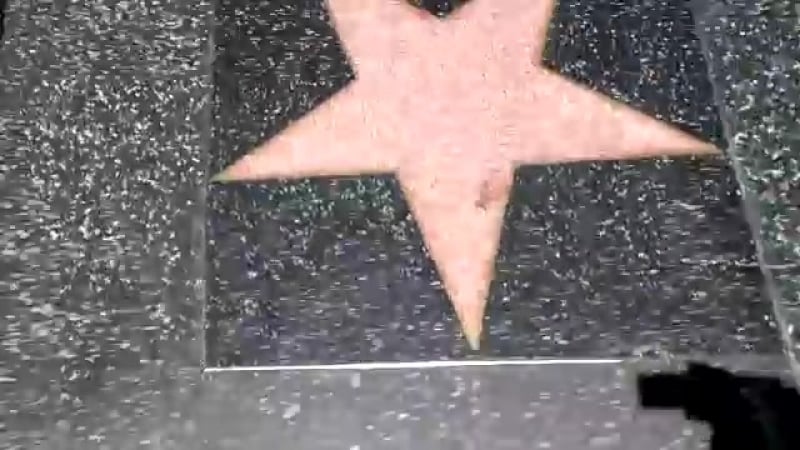 Русские туристы в америке лос анджелес, аллея звезд