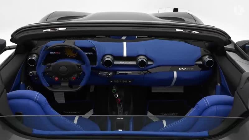 2021 ferrari 812 gts stallone by mansory sound, interior and exterior in detai
