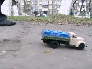 Test drive rc радиоуправляемой модели уралзис 355 в масштабе 143 hand made rc model