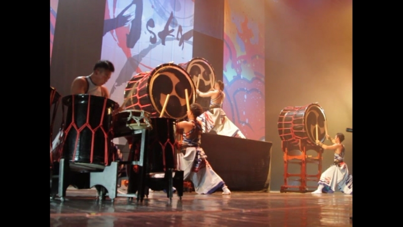 Шоу барабанщиков aska gumi на открытии japan fest 2018 в екатеринбурге