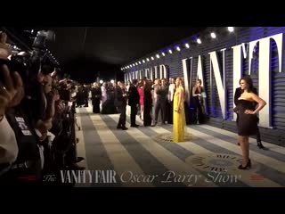 Darren mia on the vanity fair oscar party red carpet also feat minnie driver, dianna agro