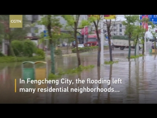 Rain triggered flooding force evacuations, disrupts traffic in east china