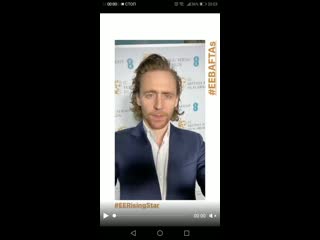 Tom hiddleston at the announcements for the ee rising star awards presented by bafta, on january 06, 2020 in london