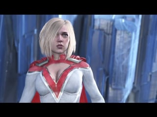 Injustice 2 all powergirl intro dialogues