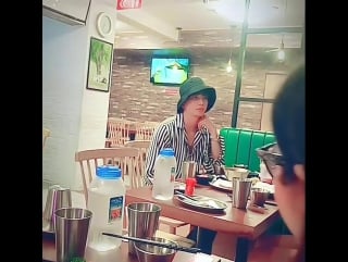 Fancam u kiss kiseop private event in sinjeon tokbokki restaurant @ vietnam ho chi minh city