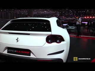 2017 ferrari gtc4 lusso exterior walkaround debut at 2016 geneva motor show