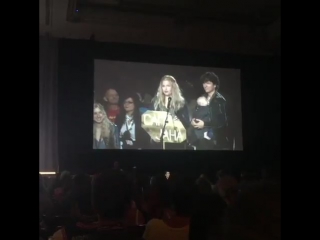 "clarke, bellamy and bellarke baby laura" #the100 #sdcc2016