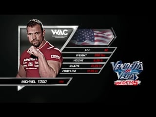 Michael todd armfight #45 vendetta in vegas