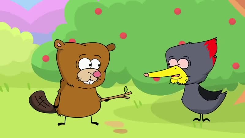 18+ мультфильм для взрослых лиса и бобер прикольный мультик про