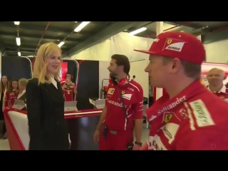 Kimi räikkönen meets nicole kidman