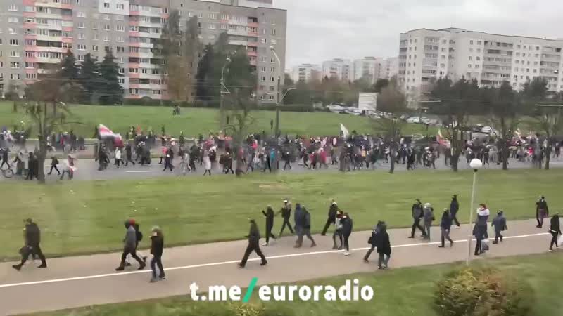 Серабранка, праспект ракасоўскага таймлапс