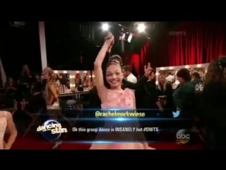 Maddie ziegler, brynn rumfallo and jaycee wilkins being introduced on dancing with the stars 2015