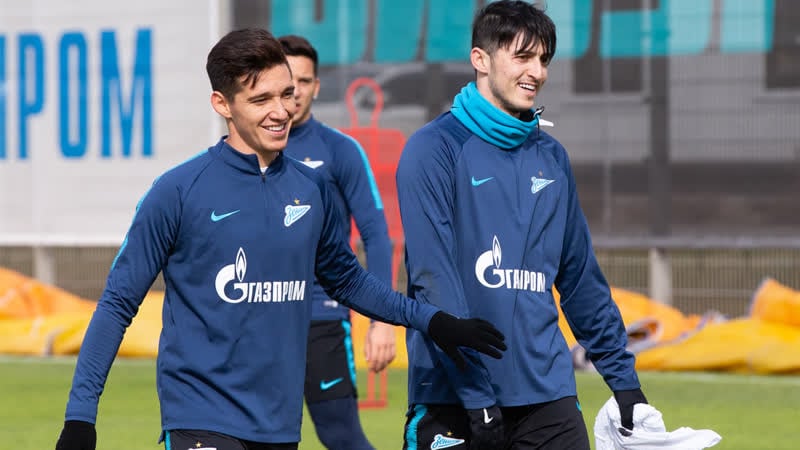 «зенит» «анжи» открытая тренироа