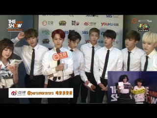 `video` 150630 | bangtan warm up time @ sbs the show