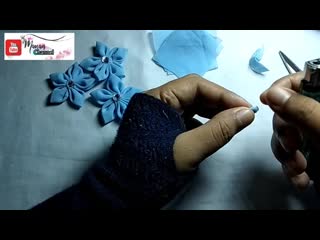 Diy tutorial bros bunga cantik dari kain perca cara membuat bros hijab dari kain perca sifon