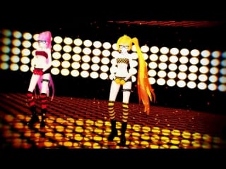 Mmd number 9 (megurine luka and akita neru)