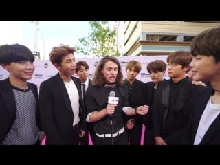 170525 bts interview @ bbmas magenta carpet