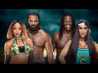 Jinder mahal and alicia fox vs r truth and carmella (mahalicia vs fabulous truth) tlc (2018)