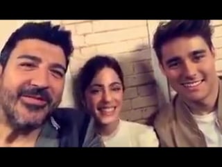 Tony aguilar con tini stoessel y jorge blanco