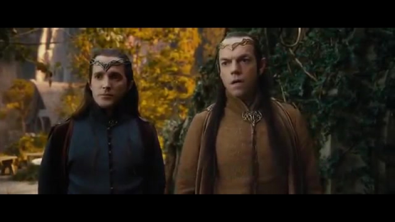 Хоббит голые гномы купаются в эльфийском фонтане