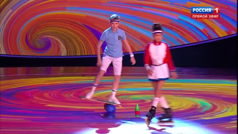 Супертрюк на баланс борде! матвей сазонов и марина жукова / "синяя птица"