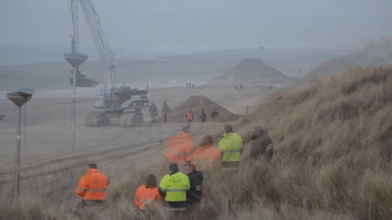 Подрыв старой морской мины времен второй мировой войны