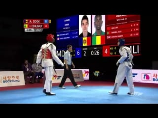 Aaron cook (mda) vs ismael coulibaly (mli) semifinal m 80