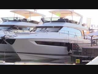 2019 prestige 630 luxury yacht deck and interior walkaround 2018 cannes yachting festival