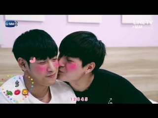 Krist kiss singto cheek 20times slow ver