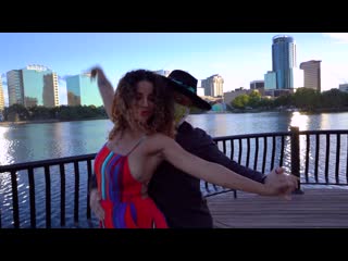 Jorge burgos and tanja kensinger bachata dancing