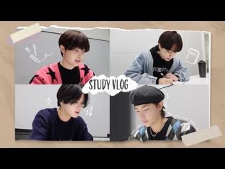 [low key] [&audition boys] study vlog learning japanese & english [rus sub]