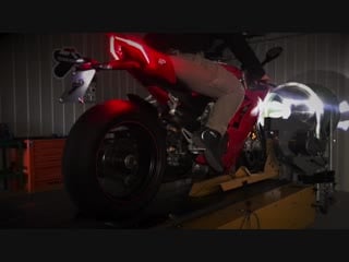 Ducati v4 с глушителем termignoni