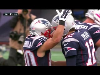 Tom bradys perfect laser pass to danny amendola for the td