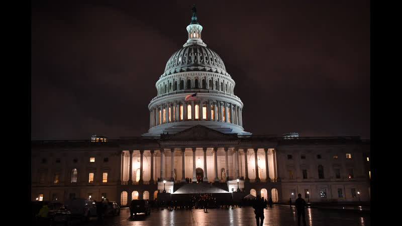 Live midterm wahlen in den usa – aussenaufnahmen vom capitol in washington, d c
