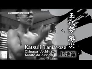 Uechi ryu karate lessons okinawa; master katsuji tamayose