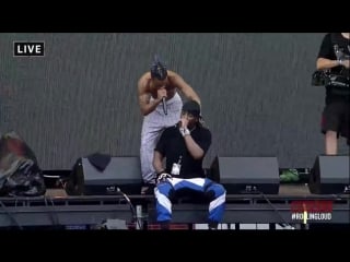 Xxxtentacion & ski mask perform rip roach & take a step back at rolling loud 2018 [nr]