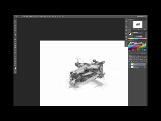 Ryan dening dropship concept art tutorial part 1 thumbnails