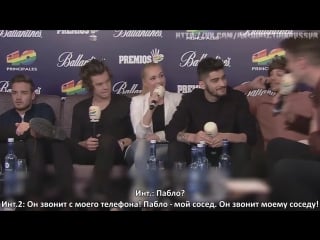 One direction no se cortan con uri y daniela [rus sub]