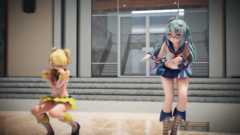 Mmd r 18 [erotic] miku &amp; rin twice likey author 000