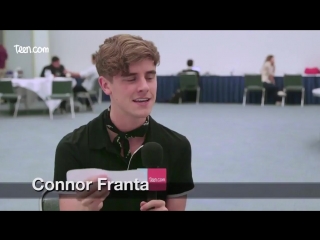 Connor franta talking about how he's been broken up it with