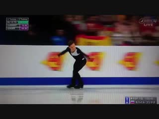 Mikhail kolyada european championships 2019 sp (japan comments)